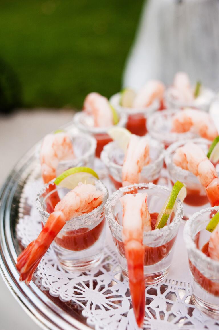 Mini shrimp cocktails
