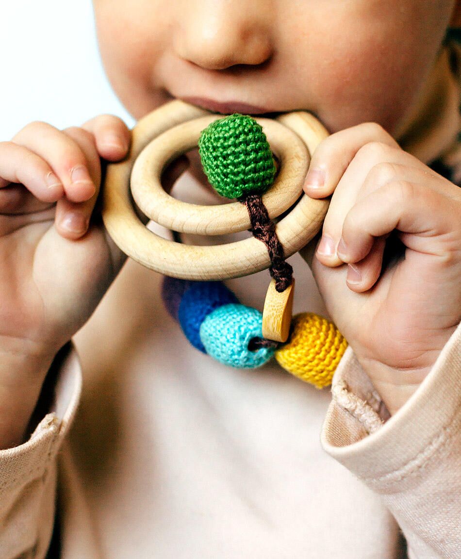 teething ring necklace