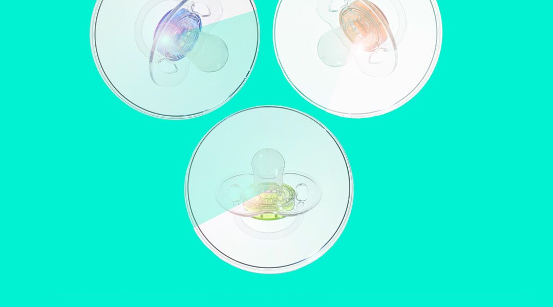 pacifiers in petri dish testing