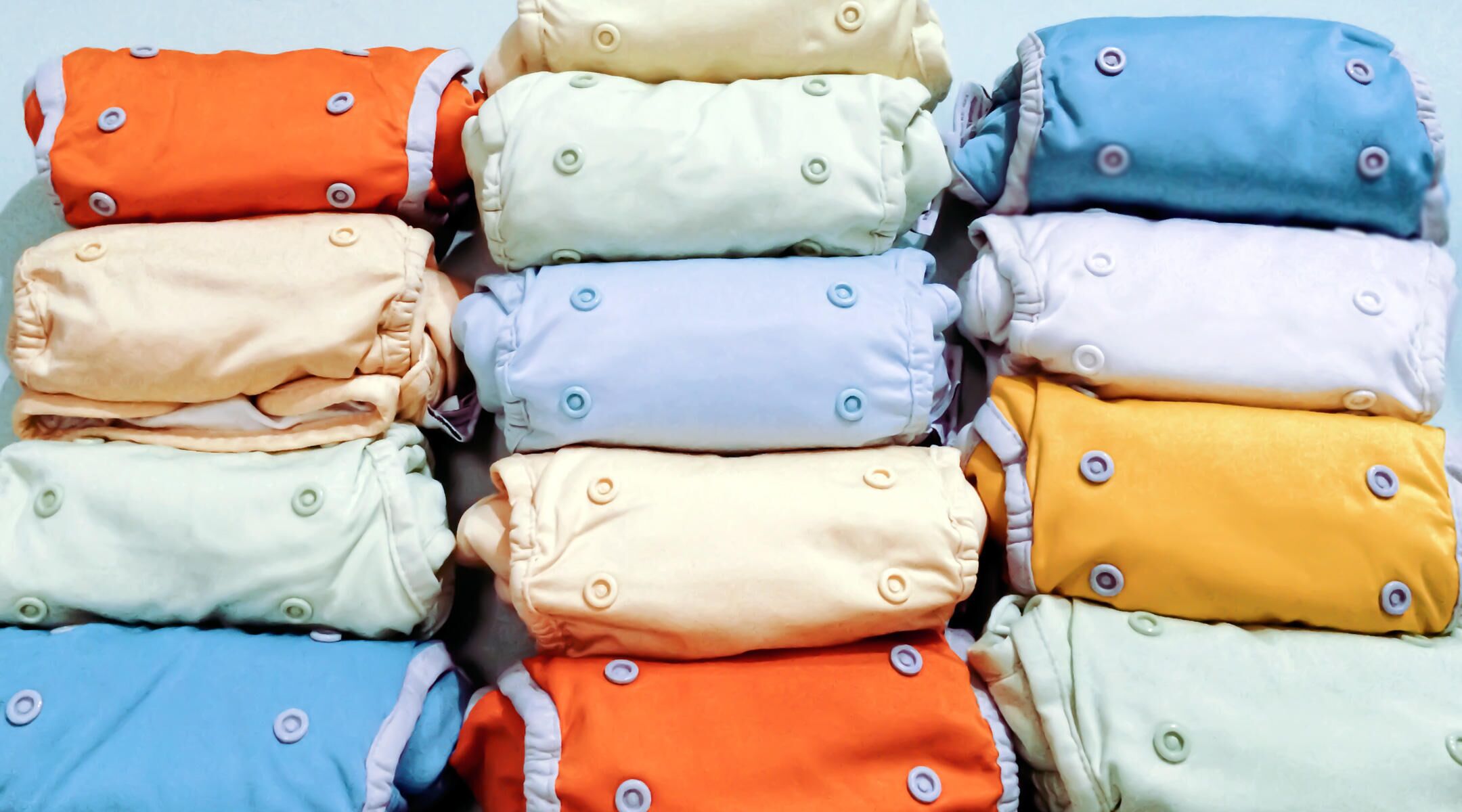 used newborn cloth diapers