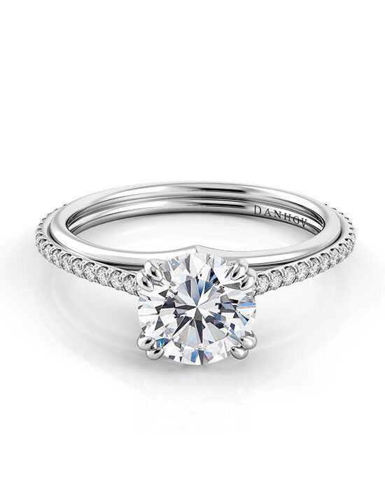 Danhov Carezza Diamond Crown Engagement Ring - The Knot