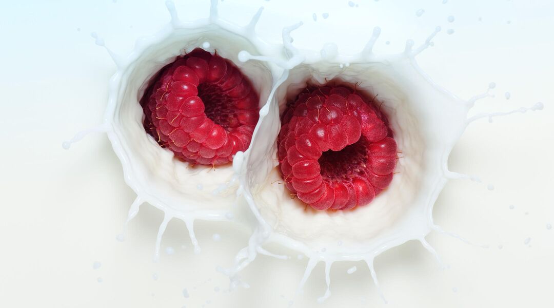 breast pumping tips, milk and raspberries