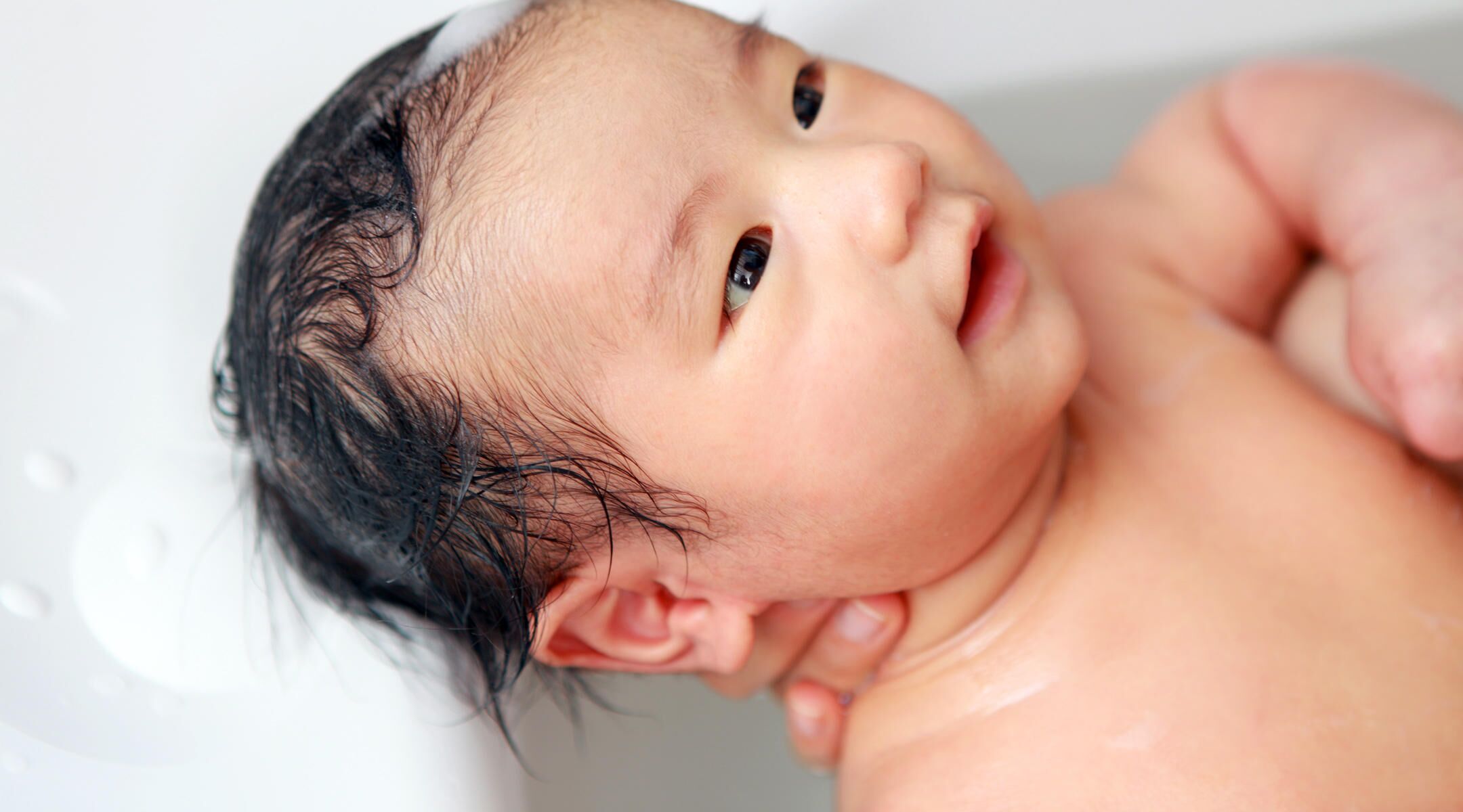 When to start using soap on clearance newborn