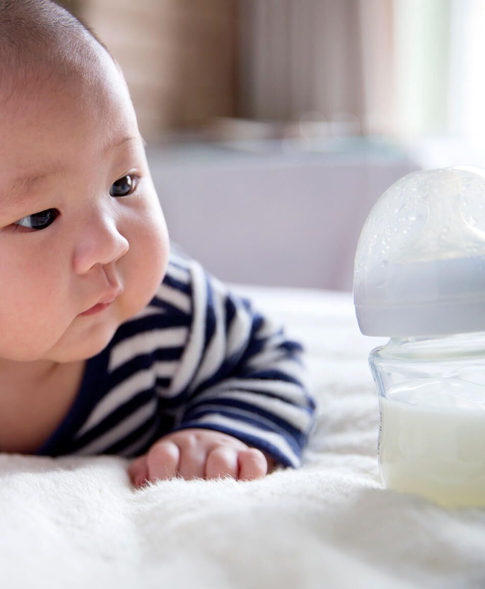 Baby refusing store night time bottle