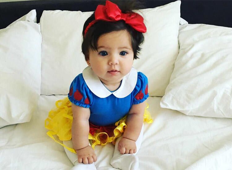 baby snow white photoshoot