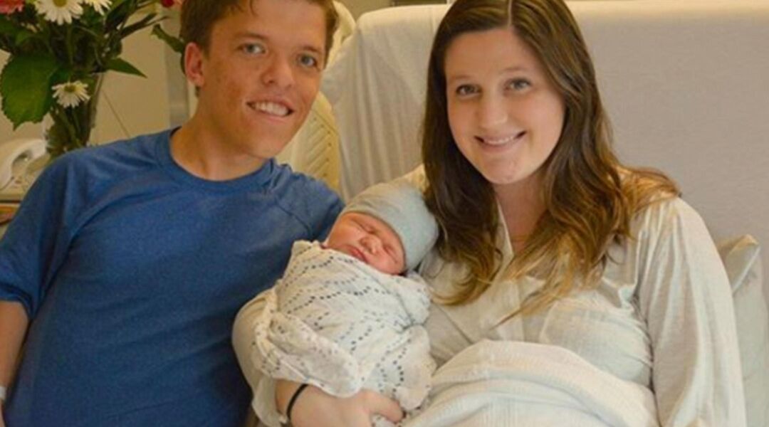Tori Roloff and husband Zach with baby boy