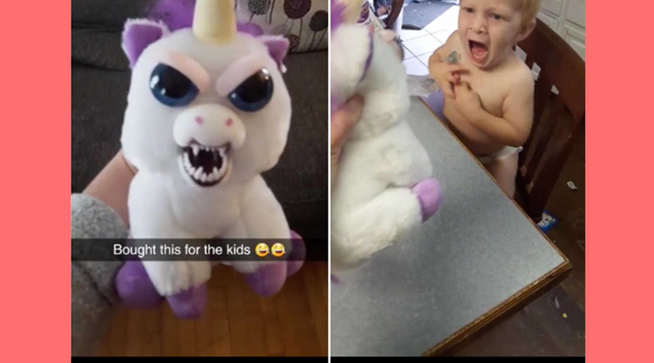 scary plush unicorn