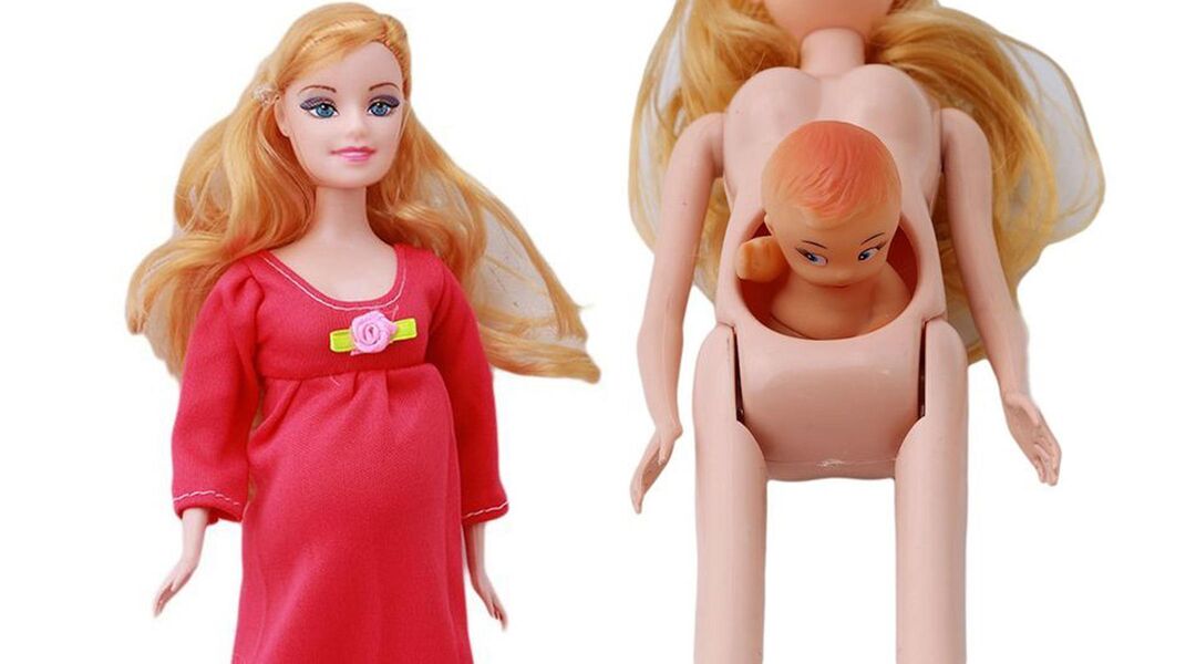 barbie getting a baby