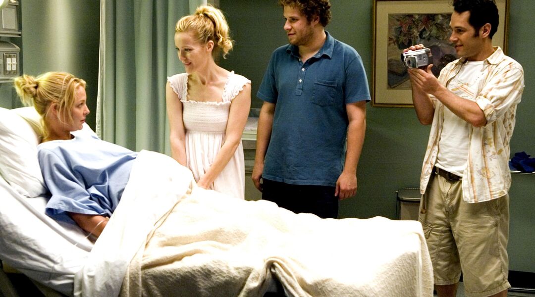 Delivery room scene from the movie Knocked Up.