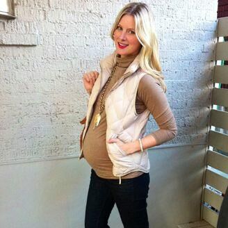 Maternity Fashionista: Wearing a Vest While You’re Pregnant