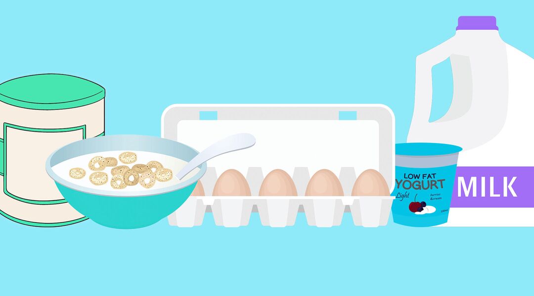 expiration date for foods like milk, yogurt and eggs