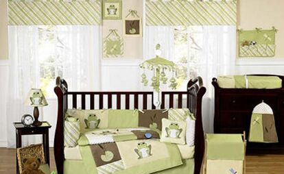 green baby nursery ideas