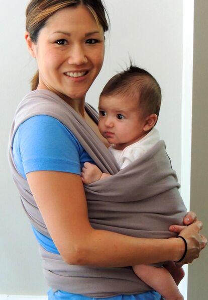 boba wrap love your baby hold video