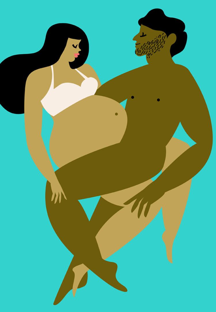 Pregnant Sex Positions Cartoon - Best sexual positions during pregnancy - XXX photo