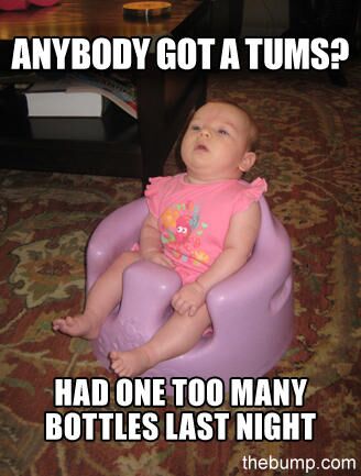 funny baby meme with the rock