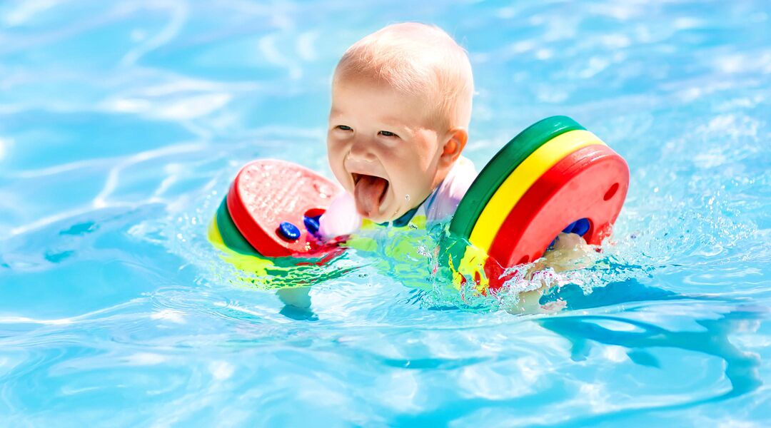 baby pool seat with shade