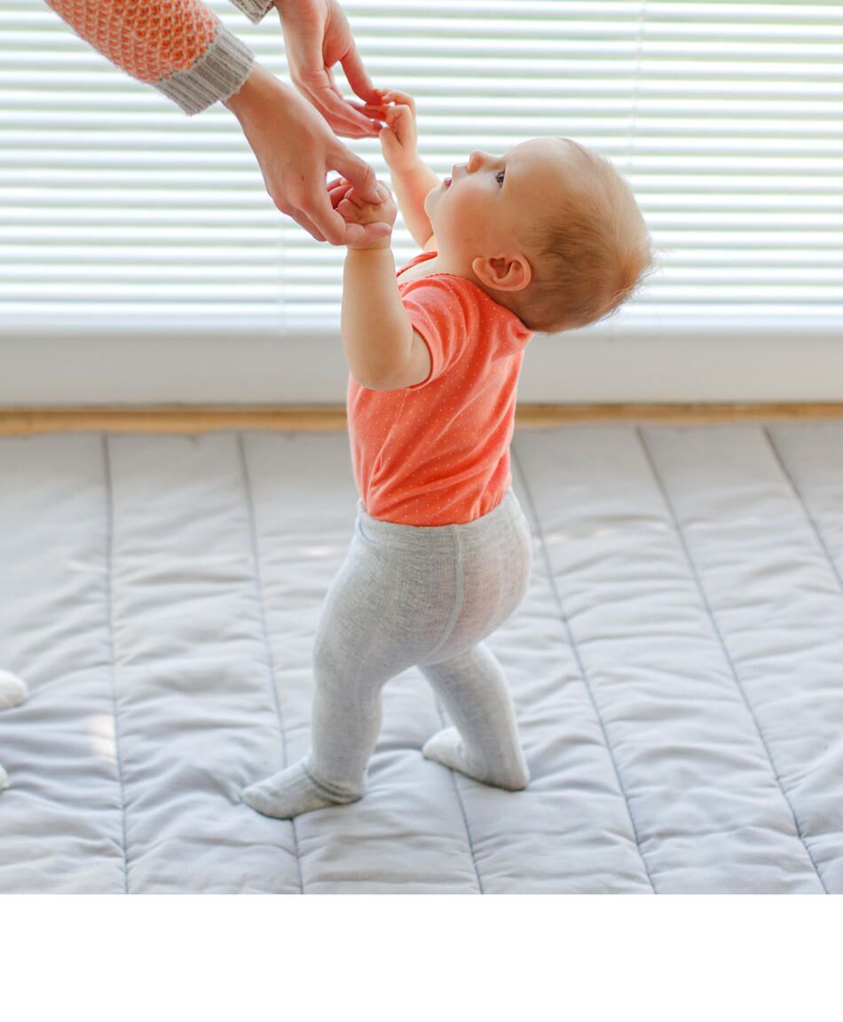how to make baby stand and walk