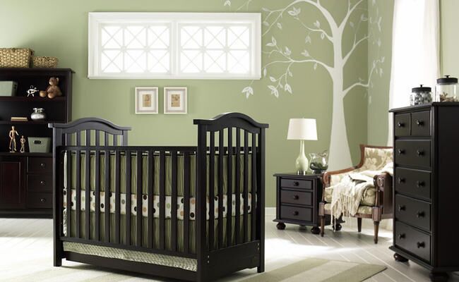 nature themed baby room