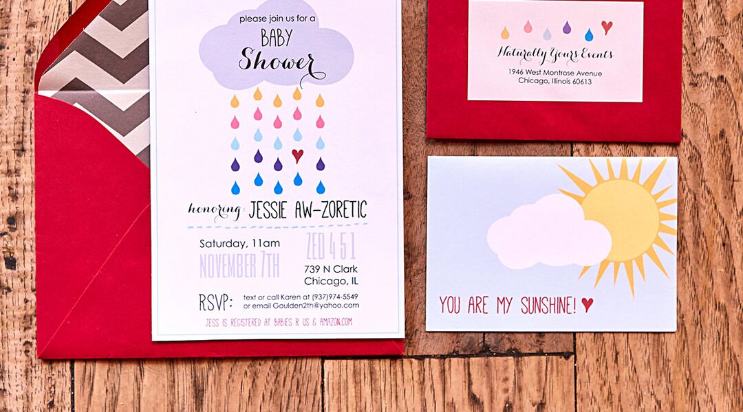 baby shower slideshow invitation