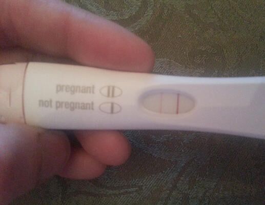 Positive pregnancy test 