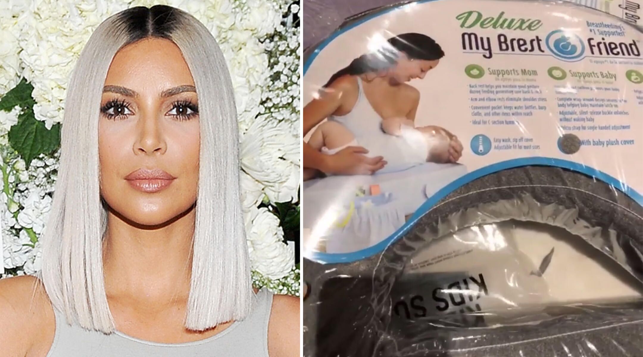 Kim Kardashian Shares Breastfeeding Pillow On Instagram