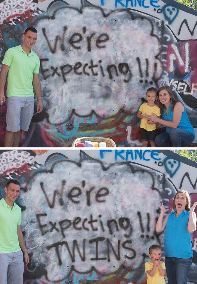 pregnancy-announcements-twins-grafitti
