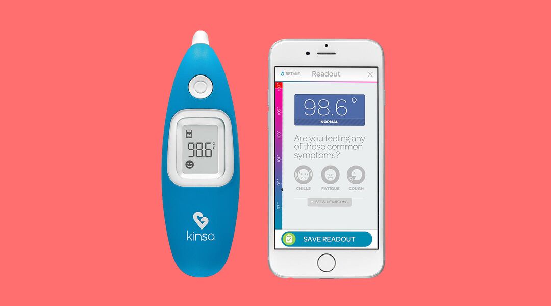 Kinsa Smart Ear thermometer and app