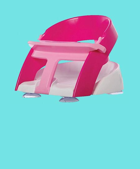 pink baby bath chair