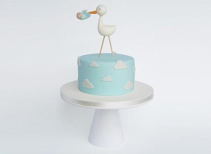 Mrs Stork Cake By Nicolalabridgeter Stork Cake Baby Shower
